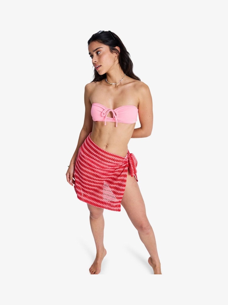 Roxy Moana Story Texture Stripe Tie Skirt - 画像 1 / 6