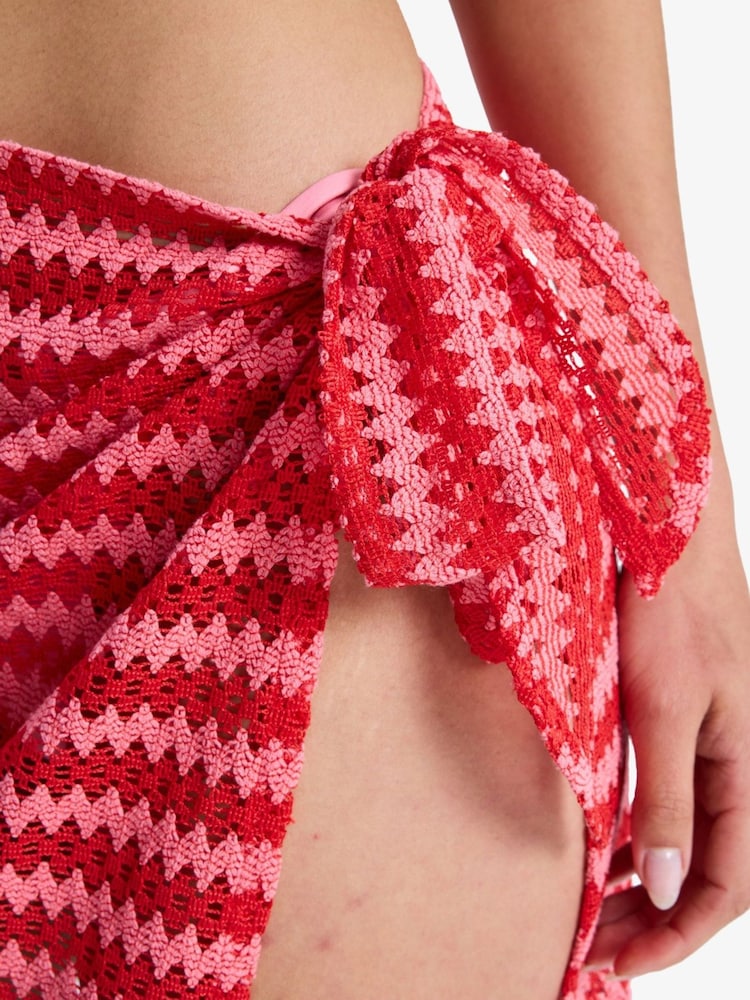 Roxy Moana Story Texture Stripe Tie Skirt - 画像 6 / 6