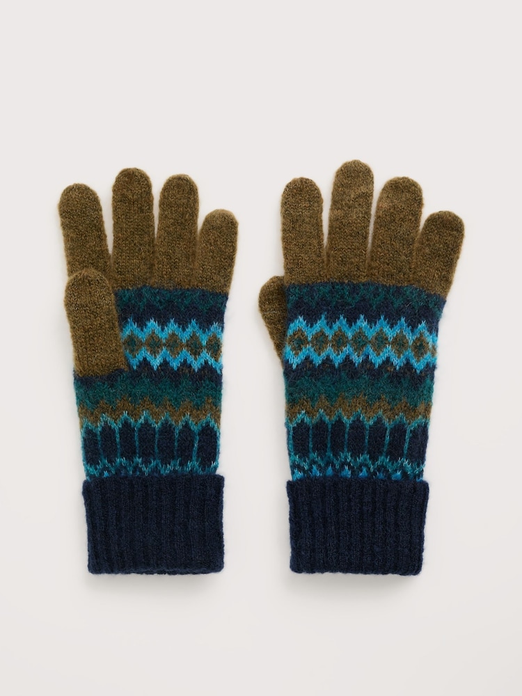 Seasalt Cornwall Blue Very Clever Gloves - Image 1 of 3 Seasalt Cornwall Blue Very Clever Gloves - Image 1 of 3