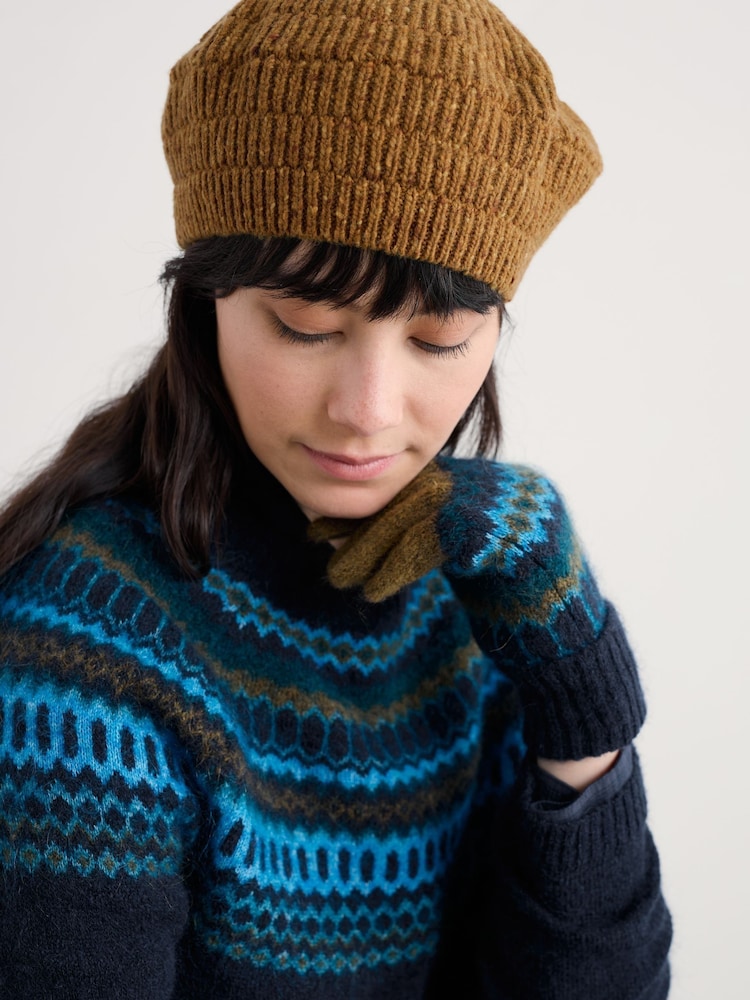 Seasalt Cornwall Blue Very Clever Gloves - Image 2 of 3 Seasalt Cornwall Blue Very Clever Gloves - Image 2 of 3