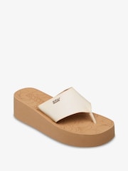 Roxy Sunset Dreams Thong Wedge Logo Sandals - صورة 5 من 8
