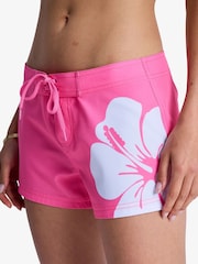 Roxy Pink Floral To Dye For 3'' Boardshort Swim Shorts - Image 5 of 5