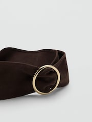 Mango Brown Suede Belt - Image 4 of 4