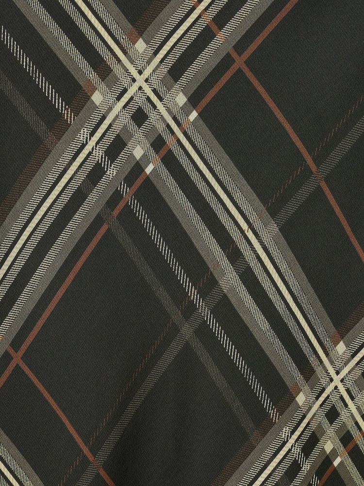 Mango Black Checked Maxi Skirt - Image 6 of 6