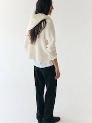 Mango White Wrap Detail Jumper - Image 3 of 5