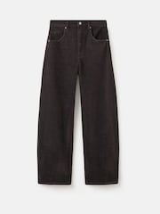 Mango Brown Regular Waist Wide Leg Jeans - Image 5 of 6
