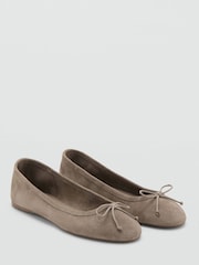 Mango mocka Flats med rosett - Bild 1 av 3