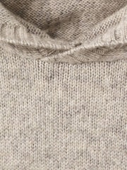 Mango Brown Knitted 2 in 1 Look Hoodie - Image 6 of 7