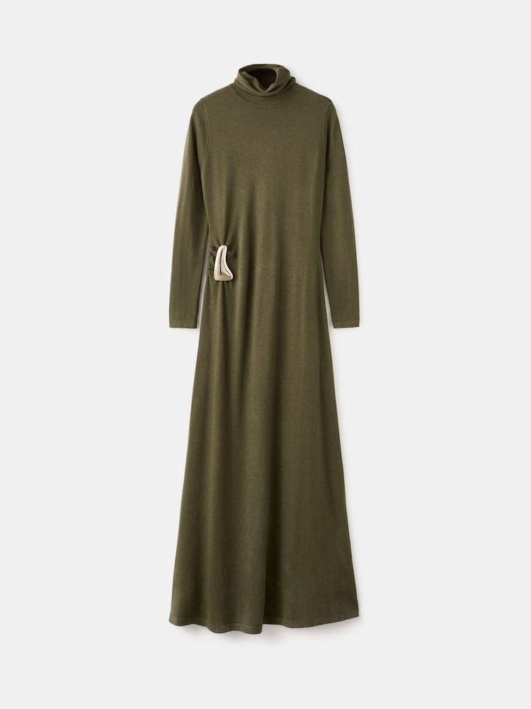 Buy Mango Green Knitted Gold Hardwear Detail Maxi Dress from Next Ireland
