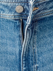 Mango Light Blue Culotte High Rise Jeans - Image 5 of 5