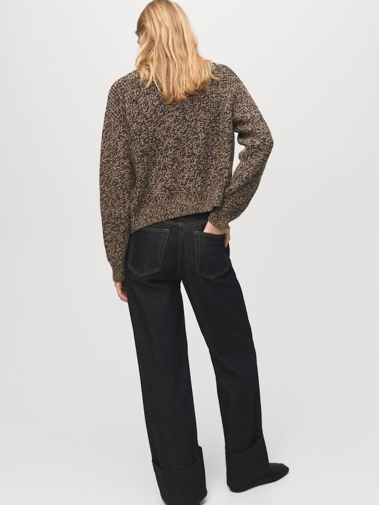 Mango Black Wide Leg Jeans - Image 2 of 6