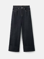 Mango Black Wide Leg Jeans - Image 5 of 6