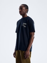 Azul - Monte Berghaus 10 Camiseta Básico - Imagen 3 de 6