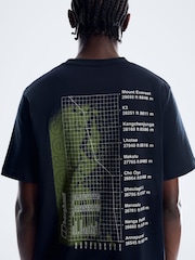 Azul - Monte Berghaus 10 Camiseta Básico - Imagen 5 de 6