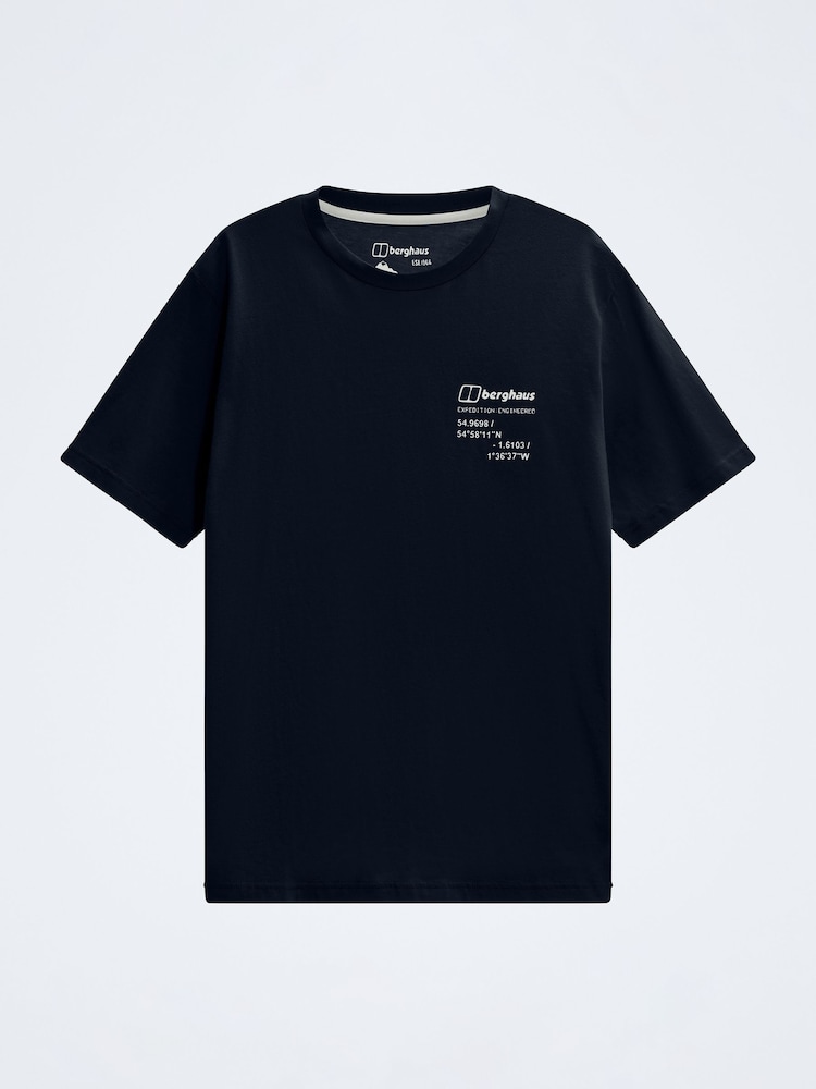 Azul - Monte Berghaus 10 Camiseta Básico - Imagen 6 de 6