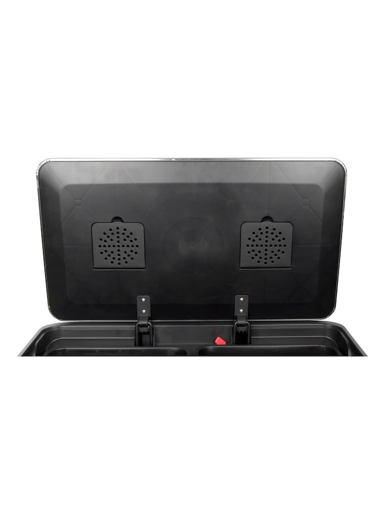 Salter Silver Dual 60L Pedal Bin - Image 11 of 11