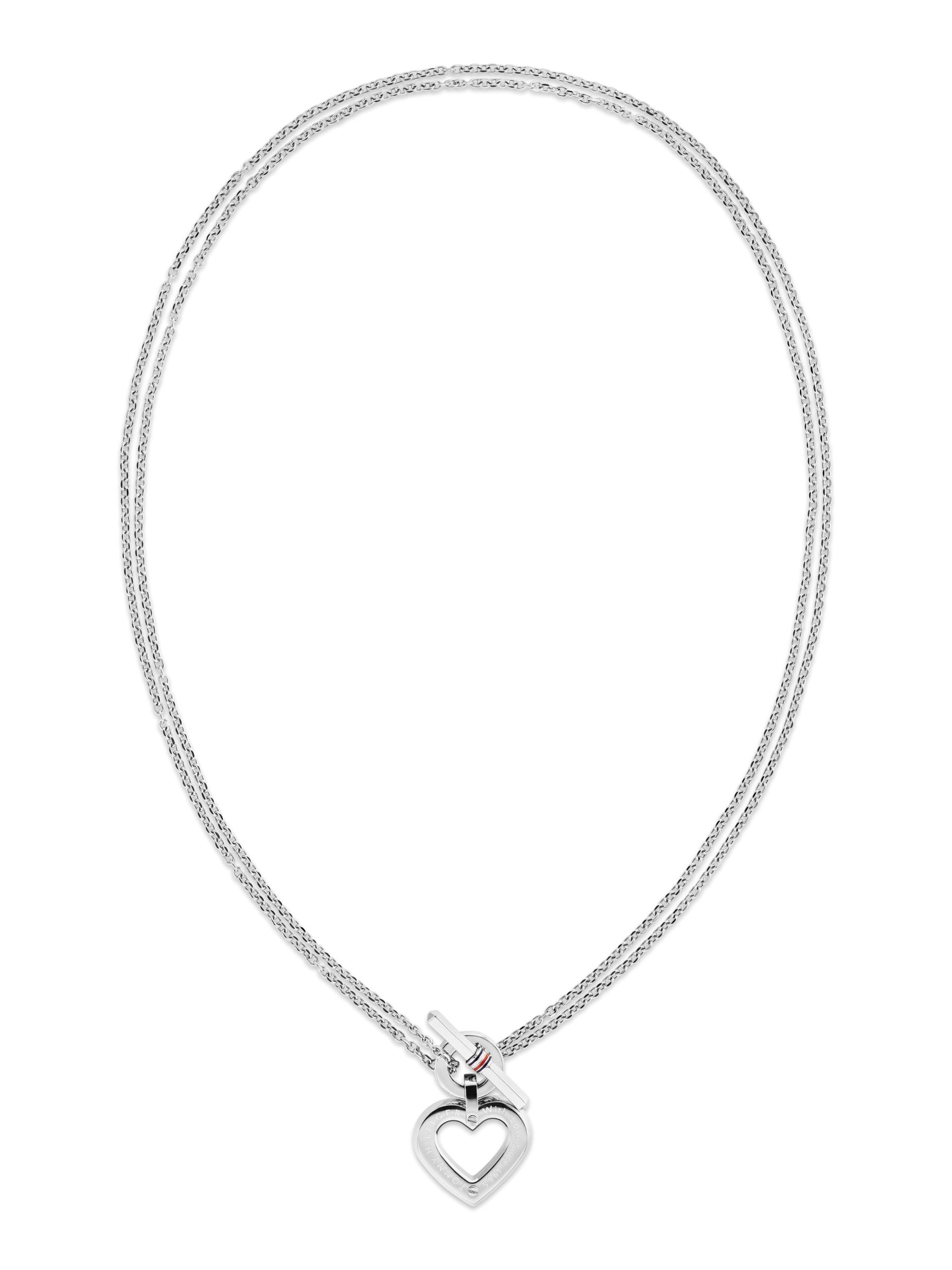 Tommy Hilfiger Women's Toggle Heart Pendant Stainless Steel Necklace - Image 2