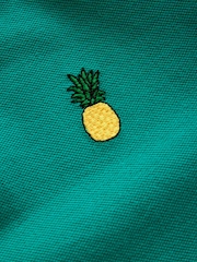 Green Short Sleeve Polo Shirt (3-16yrs) - Image 5 of 5