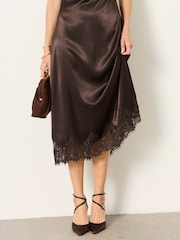 FatFace Lace Trim Midi Dress - Bild 4 av 9