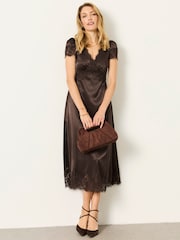 FatFace Lace Trim Midi Dress - Bild 5 av 9