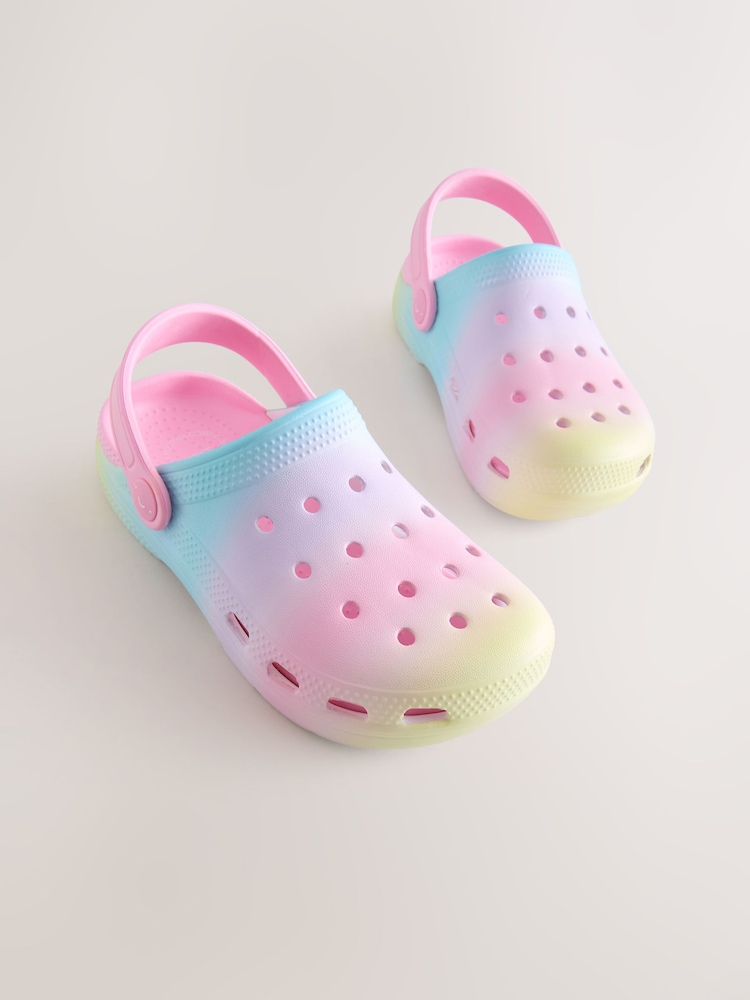 Pastel Rainbow Standard Fit (F) Comfort Clogs - Image 1 of 5