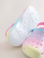 Pastel Rainbow Standard Fit (F) Comfort Clogs - Image 3 of 5