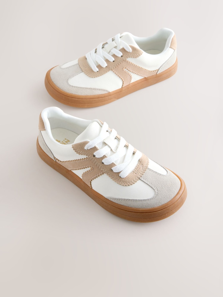 Neutral Barefoot Lace-up Trainers - Image 1 of 5