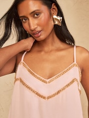 Love & Roses Beaded Trim Cami - Εικόνα 2 από 4