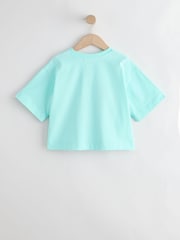 Green Oversized Boxy T-Shirt (3-16yrs) - Image 6 of 8
