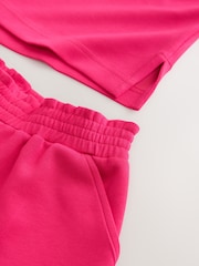 Bright Pink Supersoft T-Shirt and Shorts Set (3-16yrs) - Image 10 of 10