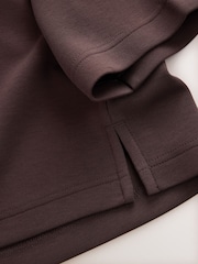 Chocolate Brown Supersoft Oversized Boxy T-Shirt (3-16yrs) - Image 8 of 8