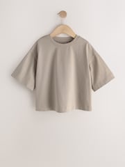 Neutral Oversized Boxy T-Shirts 5 Pack (3-16yrs) - Image 11 of 13