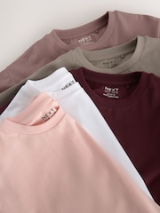 Neutral Oversized Boxy T-Shirts 5 Pack (3-16yrs) - Image 12 of 13