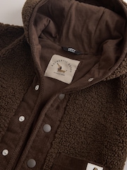 Chocolate Brown Hooded Fleece (3mths-7yrs) - Image 11 of 12