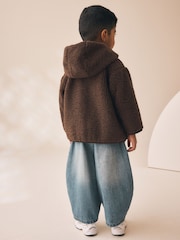 Chocolate Brown Hooded Fleece (3mths-7yrs) - Image 2 of 12
