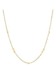 Dorado - Dinny Hall Tone Folded Heart Chain Necklace - Imagen 2 de 3
