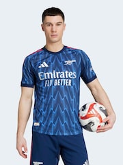 adidas Blue Arsenal 25/26 Away Authentic Football Shirt - Image 1 of 7