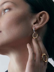 Dinny Hall Tone Toro Drop Hoops Earrings - Imagen 3 de 3
