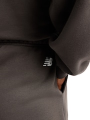 New Balance Black Trackside Fleece Shorts - Image 3 of 5