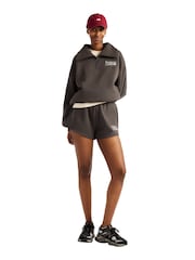 New Balance Black Trackside Fleece Shorts - Image 5 of 5