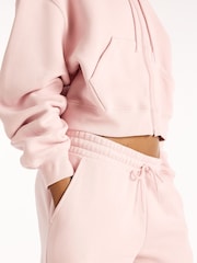 New Balance Pale Pink Trackside Fleece Full Zip Hoodies - Image 4 of 5