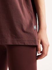 New Balance Brown Pressed Flowers Memories Overs T-Shirt - Image 3 of 6
