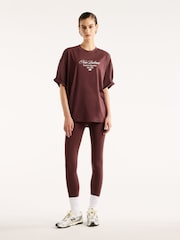 New Balance Brown Pressed Flowers Memories Overs T-Shirt - Image 6 of 6