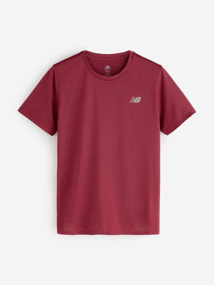 New Balance Red Sports Essential T-Shirt - Image 1 of 1 New Balance Red Sports Essential T-Shirt - Image 1 of 1