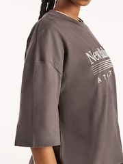 New Balance Black Trackside Oversized T-Shirt - Image 5 of 6