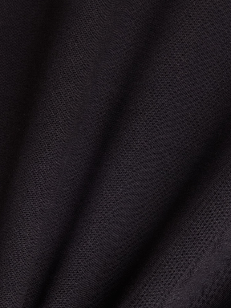 New Balance Black Trackside Fleece Crew Neck Sweat Top - Image 5 of 5