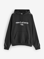 New Balance Black Trackside Fleece Hoodie - Image 1 of 1