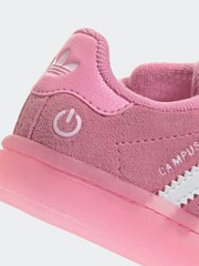 adidas Originals Pink Campus 00S Led Lights Comfort Closure Elastic Lace Shoes - Image 9 of 10