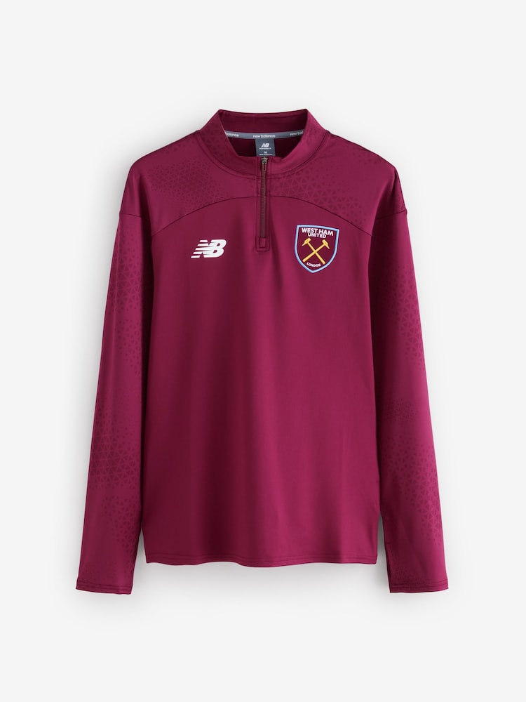 New Balance Red West Ham United 26/27 Midlayer - Image 1 of 1 New Balance Red West Ham United 26/27 Midlayer - Image 1 of 1