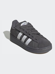 adidas Originals Grey Campus 00S Led Lights Comfort Closure Elastic Lace Shoes - Image 2 of 9